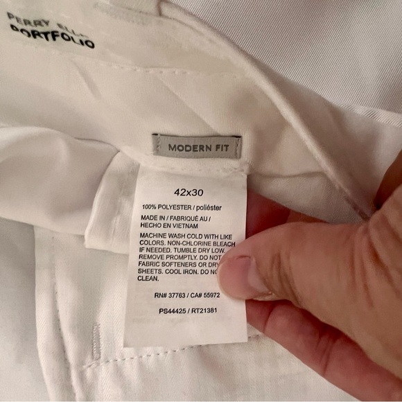 Perry Ellis Portfolio Modern Fit Dress Pants E4 - Picture 7 of 10